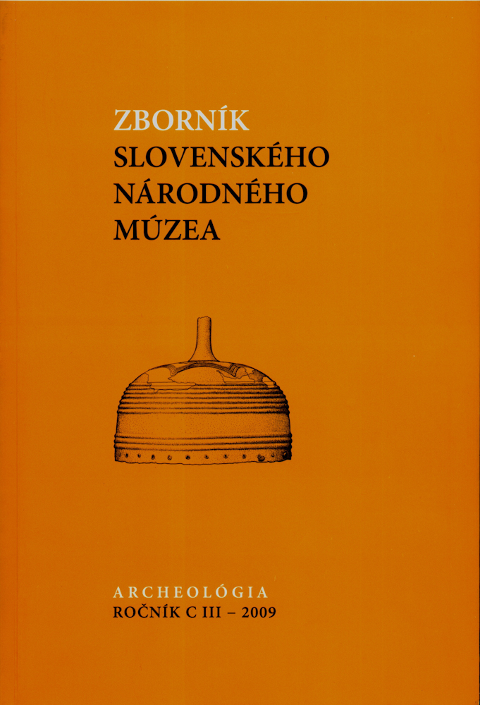 Zborník SNM Archeológia 19, ročník C III - 2009